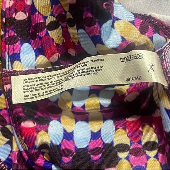 Free People Movement FP Multicolor Lose Control cross waist Leggings size XS - Picture 7 of 8